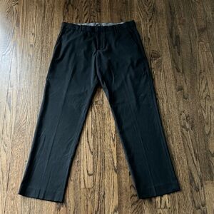 Gap Charcoal Dress Pants, Tailored, Straight Fit, 34 x 32